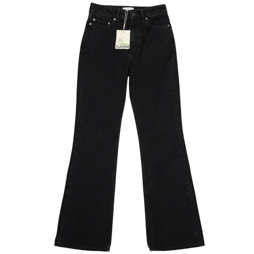Ganni Black Flare Jeans for Women